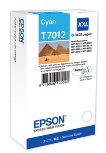 
	Epson Original T7012 XXL Cyan Ink Cartridge
